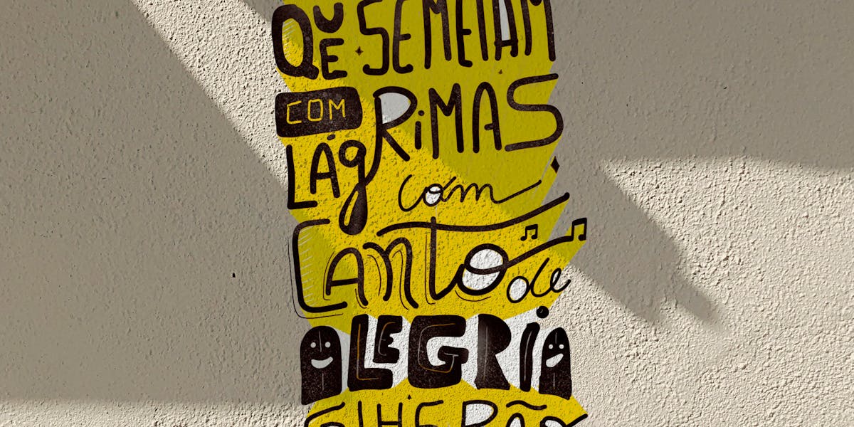 Quadro com Frases Bíblicas: Fé e Estilo