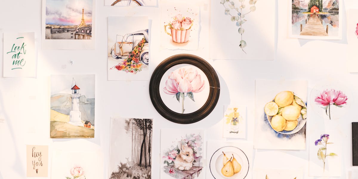 Arte de Quadros em Aquarela: Suavidade em Cores